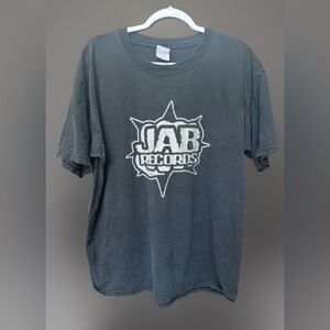 Vtg Y2K JAB Records DJ Studio t shirt L